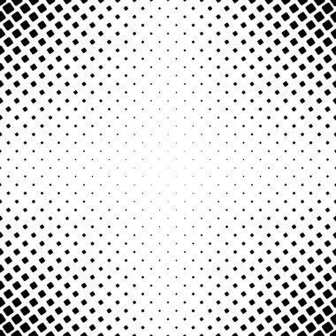 Tek renkli kare desen - soyut vektör arka plan grafiği, açısal kareler yuvarlanır.