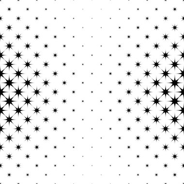 Tek renkli yıldız desen - geometrik soyut vektör arka plan tasarımını çokgenler