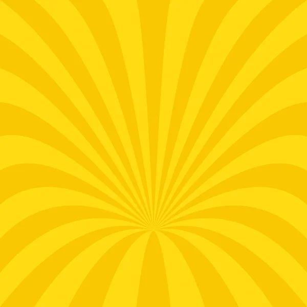 Diseño de fondo de explosión de rayo curvo dorado - gráfico vectorial — Vector de stock
