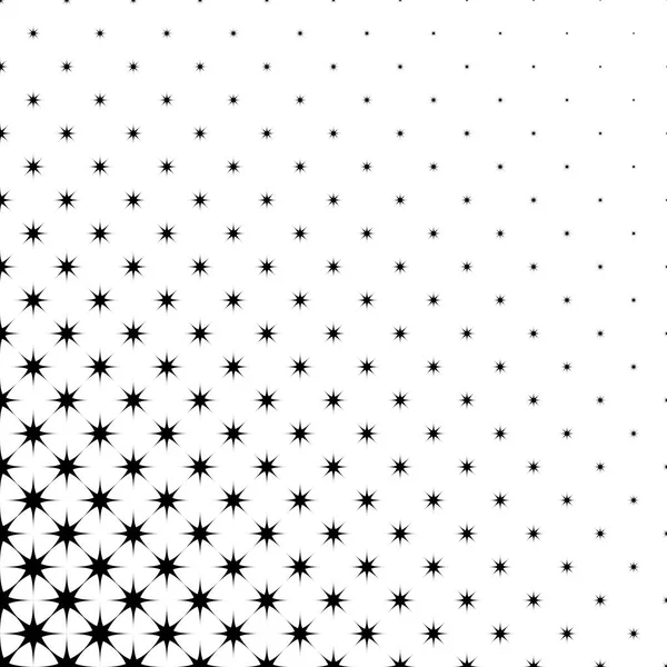 Svart och vitt stjärnmönster - geometrisk abstrakta vector bakgrund från octagrams — Stock vektor
