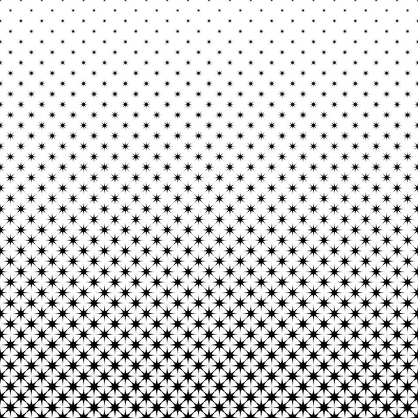 Modello di stella in bianco e nero - illustrazione geometrica dello sfondo vettoriale da ottagrammi — Vettoriale Stock