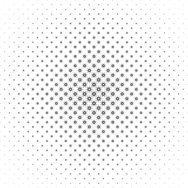 黒と白の星のパターン - 抽象的なベクトルの背景イラスト — ストックベクタ