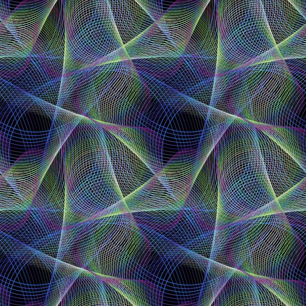 Modèle de conception fractale généré par ordinateur sans soudure — Image vectorielle