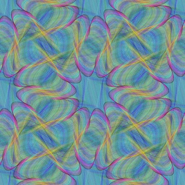 Nahtlose abstrakte fraktale Muster Hintergrund — Stockvektor