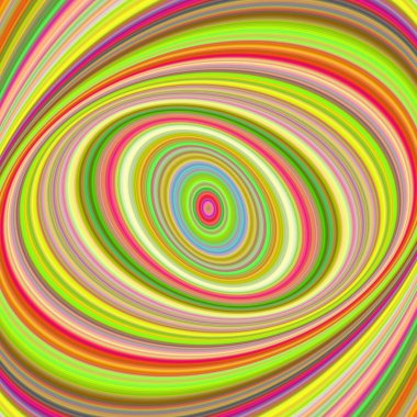 Renkli elips arka plan dijital sanat