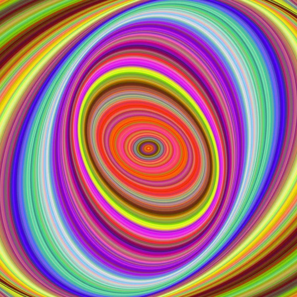 Многоцветный эллиптический цифровой фрактальный фон — стоковый вектор