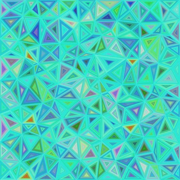 Cyan vecteur triangle mosaïque fond carrelage — Image vectorielle