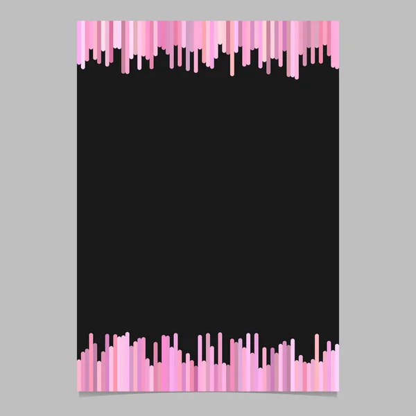 从垂直条纹粉色调-矢量网页设计中的空白小册子模板 — 图库矢量图片
