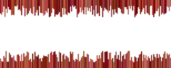 Farbbanner Hintergrunddesign - Vektorgrafik von vertikalen abgerundeten Streifen auf weißem Hintergrund — Stockvektor