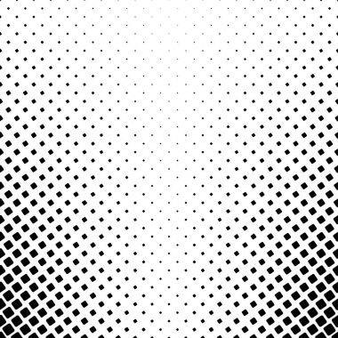Siyah ve beyaz kare desen - soyut vektör arka plan tasarımını açısal yuvarlak kareler