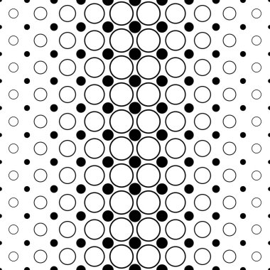 Tek renkli daire desen - geometrik arka plan grafiği noktalar ve daireler