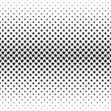 Tek renkli pentagram yıldız desen - soyut vektör arka plan illüstrasyon