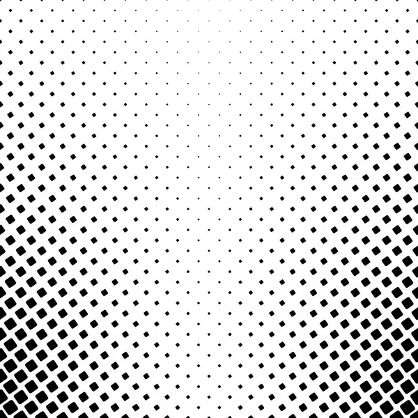 Черно-белый квадратный узор - абстрактный векторный фон из угловых округлых квадратов — стоковый вектор
