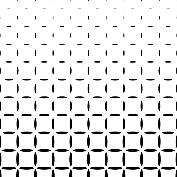 Fond monochrome abstrait ellipse motif - design graphique vectoriel géométrique noir et blanc — Image vectorielle