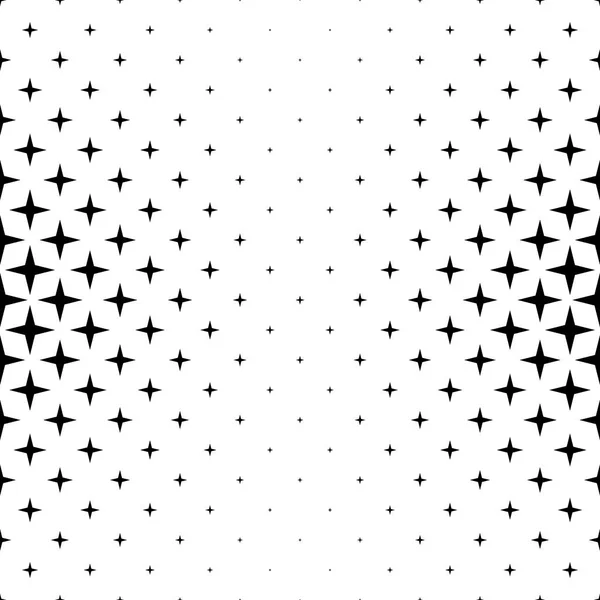 Black and white star pattern - abstract vector background from geometric shapes
