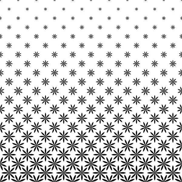 Tek renkli geometrik stilize çiçek deseni - eğri şekiller arka plan grafik tasarım