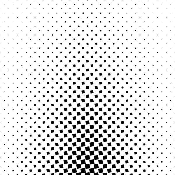Sfondo quadrato astratto monocromatico - illustrazione vettoriale geometrica in bianco e nero — Vettoriale Stock