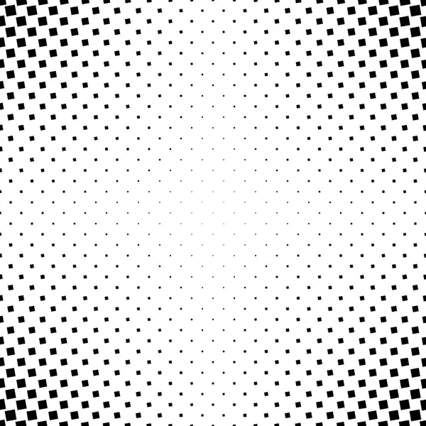 Monochrome abstract square pattern background - black and white geometric vector graphic from angular squares — Stock Vector