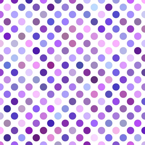 Barevné tečky vzor pozadí - vektorové ilustrace z fialové kruhy — Stockový vektor