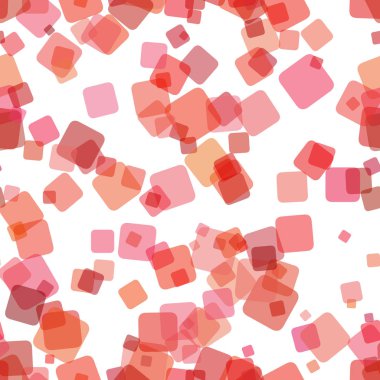 Yinelenen soyut geometrik kare desen arka plan - vektör tasarım donukluk etkisi ile rasgele döndürülmüş kareler