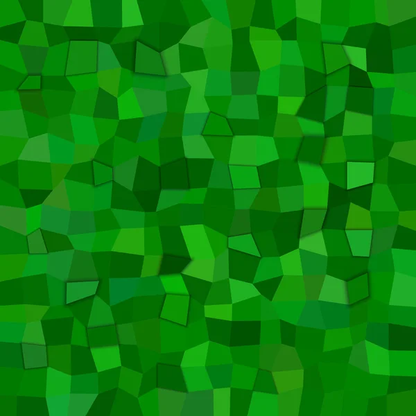 Abstract rectangle mosaic background - polygonal vector design from rectangles in green tones with 3d effect — Stock Vector