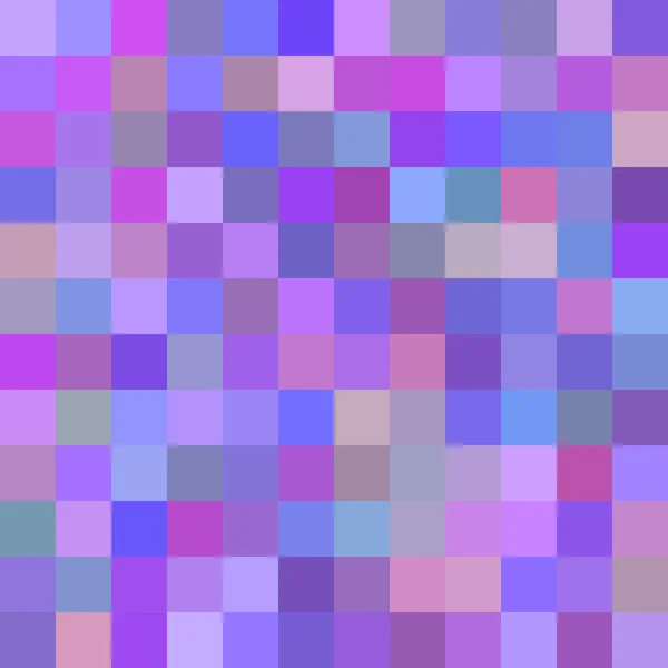Fondo de mosaico de azulejo cuadrado abstracto - patrón vectorial geométrico de cuadrados multicolores — Vector de stock