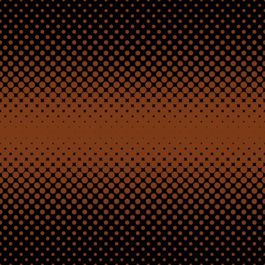 Geometrik yarı ton nokta arka plan - vektör grafiği büyüklü küçüklü çevrelerde