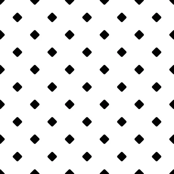 Repetir patrón cuadrado monocromo abstracto - fondo vectorial de medio tono de cuadrados redondeados diagonales — Archivo Imágenes Vectoriales