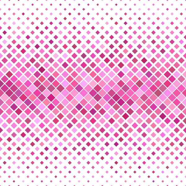 Gekleurde vierkante patroon achtergrond - geometrische vectorafbeelding uit diagonale pleinen in roze tinten — Stockvector