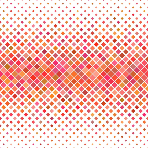 Fundo de padrão quadrado de cor - design vetorial geométrico de quadrados diagonais em tons vermelhos — Vetor de Stock