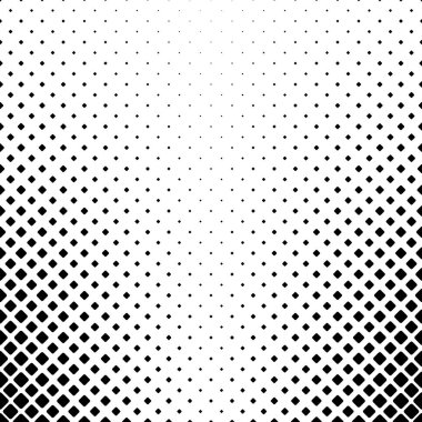 Siyah ve beyaz kare desen arka plan - tek renkli geometrik vektör tasarım çapraz kareler