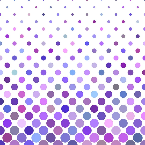 Barevná tečka vzor pozadí - geometrické vektorové grafiky z fialové kruhy — Stockový vektor