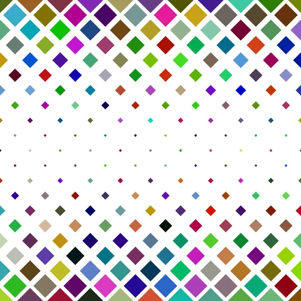 Quadratischer Hintergrund - geometrische Vektorgrafik aus diagonalen Quadraten in bunten Tönen — Stockvektor