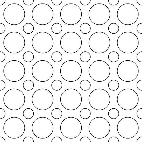 Sorunsuz tek renkli daire desen - vektör arka plan tasarımı