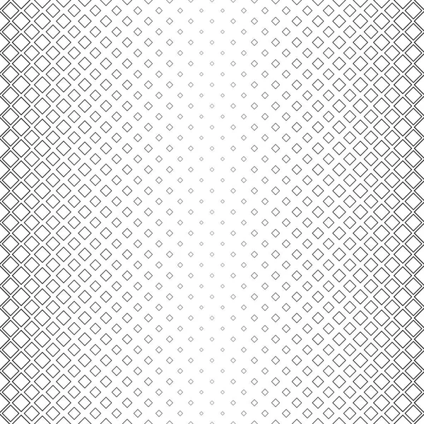 Fundo de padrão quadrado preto e branco - gráfico vetorial monocromático de quadrados diagonais —  Vetores de Stock