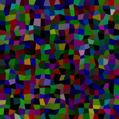 Dikdörtgen mozaik arka plan - koyu tonlarda dikdörtgenler poligonal vektör tasarım