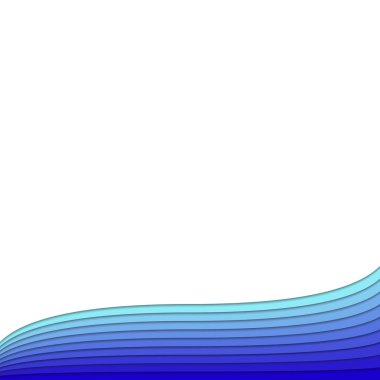 Arka plan şablondan mavi renkli eğrileri - spa konsepti için 3d etkisi ile vektör ileti örneği grafiği