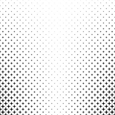 Tek renkli yıldız desen - vektör arka plan grafiği, geometrik şekiller