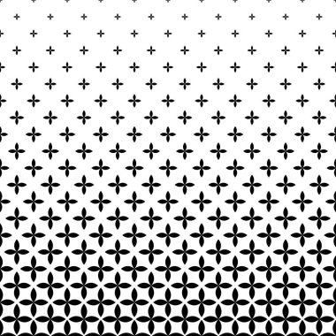 Siyah-beyaz desen - vektör arka plan grafik tasarımdan eğri geometrik şekiller