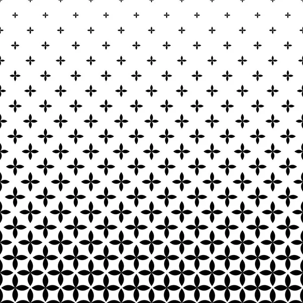 Black and white pattern - vector background graphic design from curved geometric shapes — Stock Vector