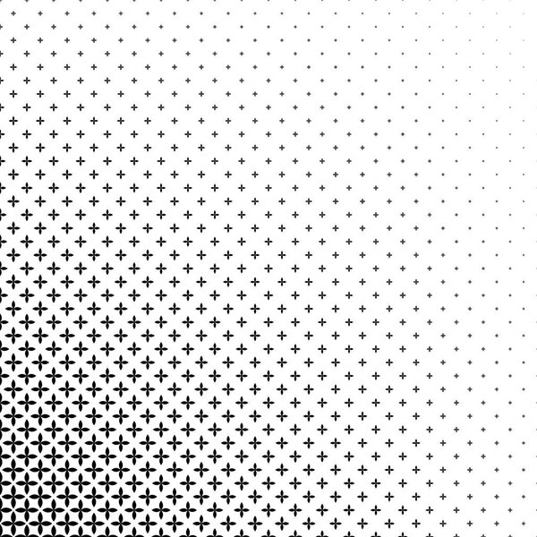 Monochromatic pattern - vector background graphic design from curved geometric shapes