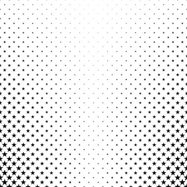 Tek renkli pentagram yıldız desen - vektör arka plan illüstrasyon geometrik şekillerden