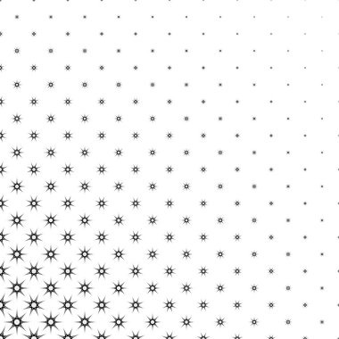 Tek renkli yıldız desen - soyut vektör arka plan tasarımı