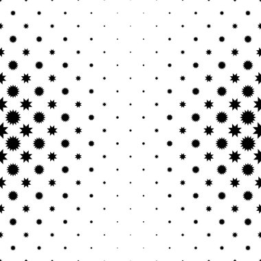 Tek renkli yıldız desen - çokgen şekiller soyut vektör arka plan