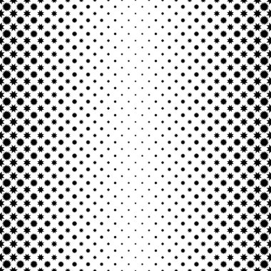 Siyah ve beyaz yıldız desen - soyut vektör arka plan grafik tasarım