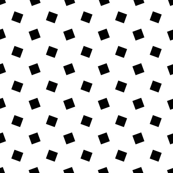 Монохромный абстрактный бесшовный геометрический квадратный узор - векторный фон — стоковый вектор