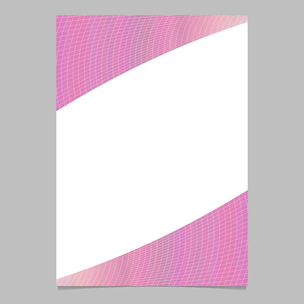 抽象的な現代的なグラデーション曲線グリッド パンフレット、チラシ テンプレート - ベクトル ポスター背景デザイン — ストックベクタ