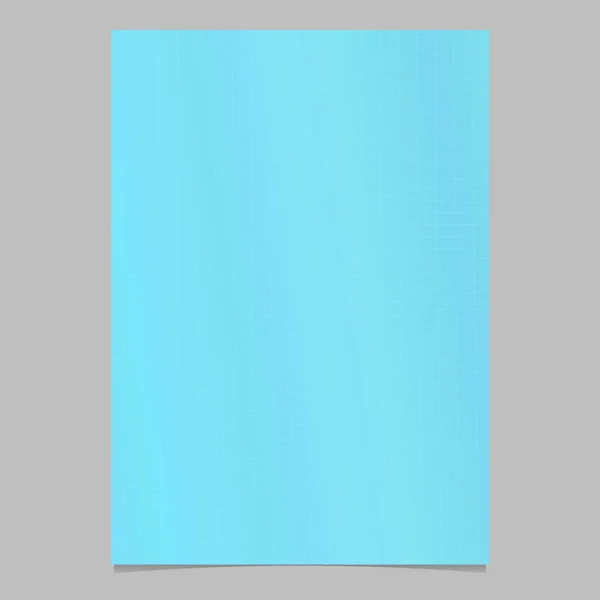Abstrakte dynamische hellblaue Gradienten gebogene Grid-Flyer-Vorlage - Vektorseite Hintergrundgrafik — Stockvektor