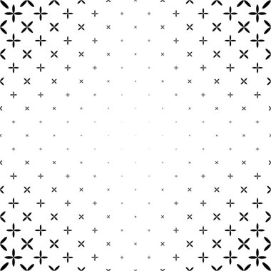 Tek renkli yıldız desen - geometrik soyut vektör arka plan