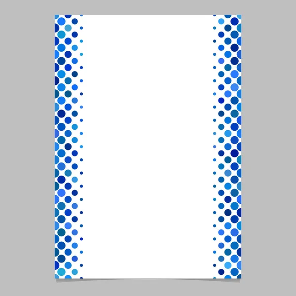 Abstrakte Broschürenvorlage aus blauem Punktemuster - Vektorgrafik für Präsentationen — Stockvektor